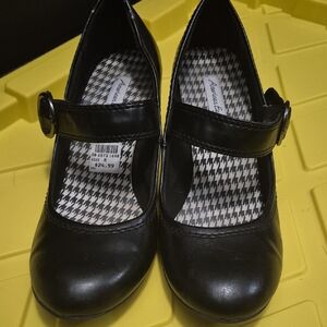 American Girl Black Mary Jane Dress Shoes with Buckle